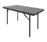 Bolero gc594 ABS plegable mesa Rectangular Banquet, 1220 mm, Gris