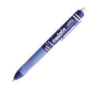 Bolígrafo azul borrable/recargable con tinta gel punta 0.7mm