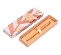 BOLIGRAFO BELIUS ROSE ALUMINIOCOLOR NARANJA/ORO ROSA TINTA AZUL CAJA DE DISEÐO