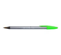 Bolígrafo BIC Cristal Fun Grueso Verde Lima