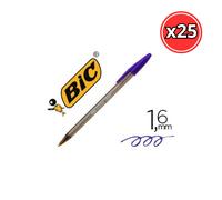 BOLIGRAFO BIC CRISTAL LARGE 1.6mm PACK 25 UNIDADES Violet