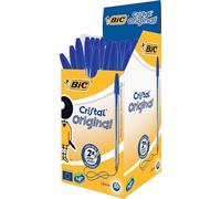 Boligrafo Bic Cristal Original - Disponible en: azul, negro, rojo y verde y formatos de 10 y 50 unidades Black
