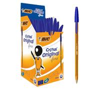 BIC Bolígrafo Cristal Fine Azul 0.3 mm