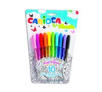 Boligrafo carioca fiorella fluo surtido estuche de 10