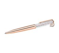 Bolígrafo Crystalline, Cisne, Tono oro rosa, Baño tono oro rosa OS