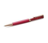 Bolígrafo Crystalline, Rojo, Lacado rosa, baño tono oro rosa OS