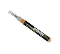 Bolígrafo de pintura de 0,2 mm con agarre ergonómico, color amarillo | Rotulador profesional de punta de pincel suave impermeable para retoque de modelos en miniatura y miniatura