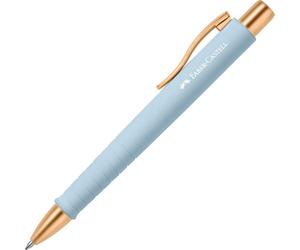 Bolígrafo FABER-CASTELL Poly Ball Urban Azul Cielo, Pack x2