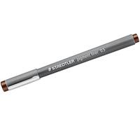 Bolígrafo fieltro Staedtler Pigment Liner 308 punta calibrée 0,5 mm marrón