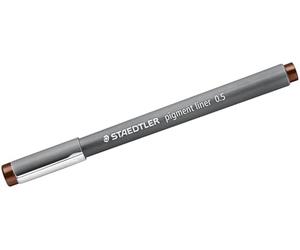 Bolígrafo fieltro Staedtler Pigment Liner 308 punta calibrée 0,5 mm marrón