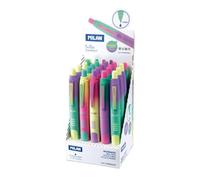 MILAN Bolígrafo Compact Edición Sunset retráctil punta 1 mm tinta azul 4 colores surtidos