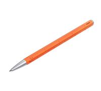 Bolígrafo multitarea con recambio D1 negro CONSTRUCTION BASIC regla en centímetros/pulgadas, escala 1:20/1:50 fácil cambio de recambio aluminio, metal naranja neòn, plateado - TROIKA original
