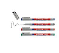 Bolígrafo no permanente edding 151 F-negro -1 bolígrafo-pluma redonda de 0,6 mm-