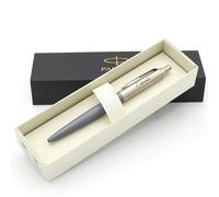 Bolígrafo Parker Jotter XL personalizado + caja de regalo (Gris) | Pluma grabada a medida con nombre | Regalo único para él o para ella