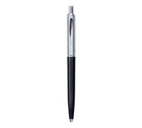 Boligrafo q-connect premium metalico retractil con clip color negro punta 1 mm - KF18622