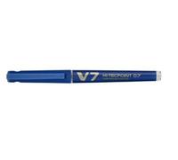 Bolígrafo retráctil Pilot BEGEN HI-TECPOINT V7, punta M, color azul | Paquete de 10 unidades