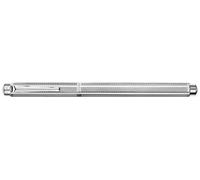 Bolígrafo roller - Caran D'Ache - Ecridor rodio estilo Bolígrafo roller, color plata, grande placa para grabado (0838.495)