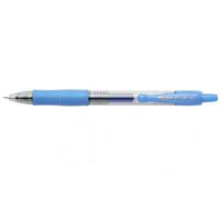 Bolígrafo roller de gel de Pilot G207 con punta de 0,7 mm, color azul celeste Einzelbett