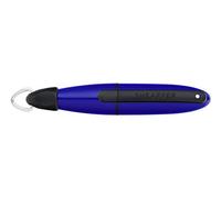 Bolígrafo roller ION con anilla de fijación E1924651 de Sheaffer, Tinta negra, Se fija a cintas para el cuello, cinturones, llaveros y más, Azul con anillo, Ion Blue