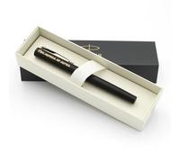 Bolígrafo roller Parker Vector XL personalizado + caja de regalo (Negro) | Pluma grabada a medida con nombre | Regalo único para él o para ella