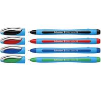 Bolígrafo Schneider Schreibgeräte Slider Memo XB, en paquete de 4 unidades de color negro, rojo, azul y verde