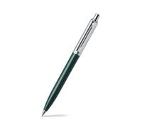 Sheaffer Bolígrafo Sentinel, capuchón chapado en cromo, empuñadura azul y adornos niquelados