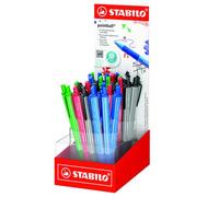 STABILO Pointball Colorful Bolígrafo Retráctil Surtido con Expositor de 38 unidades