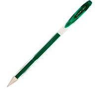 Bolígrafo Uni-Ball Rollerball Signo Basicos Um-120 Verde -12u- Escritura Suave