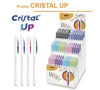 Bolígrafos BIC Cristal Up, Expositor x180