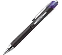 Bolígrafos Jetstream SXN-210 RT, tinta azul que evita los borrones y la manipulación, bola de 1,0 mm, agarre de caucho, paquete de 3