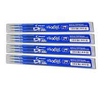 Bolígrafos Pilot Frixion Recambio BLS-FR7 - Tinta Gel Borrable - 0.7 Mm - Azul - Juego de 4