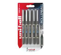Bolígrafos UB-157 Eye Fine, tinta Uni Super Ink azul, punta de 0,7 mm. Paquete de 5 unidades
