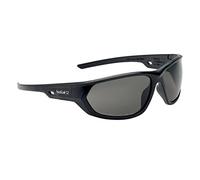 Bollé Safety PSSKOME408 KOMET Gafa de Seguridad, Patillas PC, PC Ahumado Antirrayaduras y Antivaho PLATINUM Lite