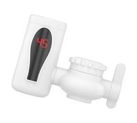 Bollisate Grifo De Agua Caliente Instantánea | Grifo De Calentamiento Inmediato | Giratorio de Doble Modo con Pantalla Digital LED para Actividades al Aire Libre Camping Baño Cocina Pequeños