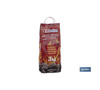 Bolsa briquetas carbon vegetal 3 kgs