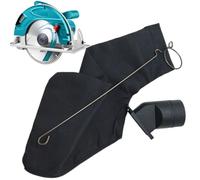 Bolsa Colectora De Polvo para Ingletadora Resistente Duradero Fácil | Claro y Transparente Colectores Serrín Resistentes Duraderos Recolector Serrín Para Accesorios