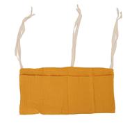 Bolsa Colgante de Almacenamiento para Cama de bebé, 2 Bolsillos, Organizador de Cama para bebé, Correa Ajustable, Bolsa de Almacenamiento para Mesita de Noche Infantil para Juguete (Jengibre)