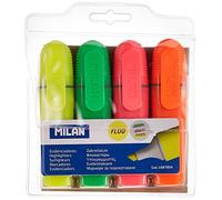 MILAN Expositor Sway - 7 packs de 4 marcadores pastel - punta biselada