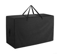 Bolsa de almacenamiento de colchón para protección antipolvo premium para colchón de invitados, mudanza, jardín, muebles, almacenamiento negro (40 x 18 x 28 pulgadas)