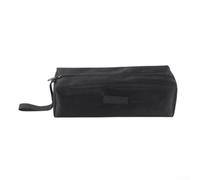 Bolsa de almacenamiento de herramientas de mano, bolsa de tela Oxford 1680D con cremallera suave para electricistas mecánicos, organizador de 250 x 85 x 70 mm (negro)