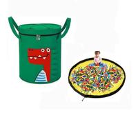 Bolsa de Almacenamiento de Juguetes, Estera de Almacenamiento de Juguetes Bolsas de Organizador para Lego Juguete del niño Alfombra Organizador (Dinosaur) (Dinosaur)