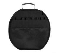 Bolsa de almacenamiento resistente para parrilla de 42 cm, impermeable, funda Oxford 600D con asas para acampar (negro)