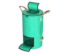 Bolsa de basura plegable y reutilizable con asa colectora de desechos | Bolsa colectora de hojas de césped para césped, arbustos, pinos, garaje, playa, parque infantil
