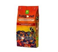 Fuegonet Bolsa de briquetas de carbón Massó Carbón Instantáneo 1.5 kg - Encendido rápido y limpio