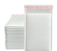 Bolsa de burbujas de película de 50 piezas, bolsas de embalaje de envío autoselladas acolchadas impermeables, bolsas de embalaje Buble Mailers Business Bag-18x23cm 50 Uds