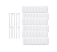 Bolsa de filtro de agua para grifo, malla de algodón grueso para eliminación de suciedad, arena, óxido, diseño antisalpicaduras, accesorio para grifo de cocina, baño, color blanco