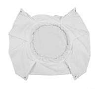 Bolsa de filtro fino para robot de piscina de repuesto para aquabot A8111 8101 AquaFirst lavable reutilizable con banda elástica para limpiador automático de piscinas blanco