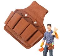 Bolsa de herramientas - Bolsa de herramientas para electricista, porta herramientas de piel de vaca | Bolsa de herramientas de construcción multiusos para electricistas C