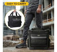 Bolsa de herramientas - Caja de herramientas - Carrito de herramientas - Bolsa de almacenamiento - Carro de herramientas - Capacidad: 58 litros