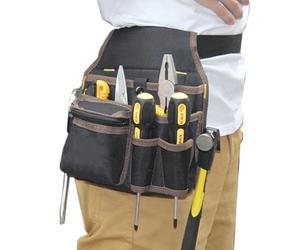 Bolsa De Herramientas Con Cinturón Bolsa Técnica Impermeable Para | Cinturón Organizador De Tela Oxford Para Carpinteros Electricistas Jardineros Con Porta Martillos Medidores Y